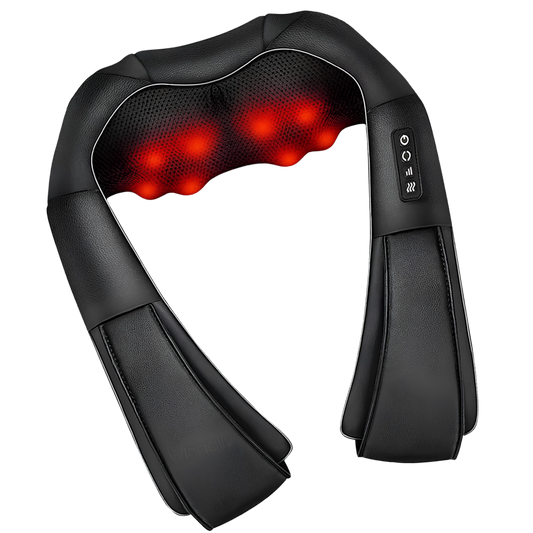 Shiatsu Electric Massager for Neck and Shoulders, for Pain Relief. Back and Body Massager, for Home/Oficce and Car Use